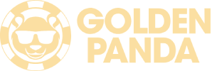 Golden panda logo